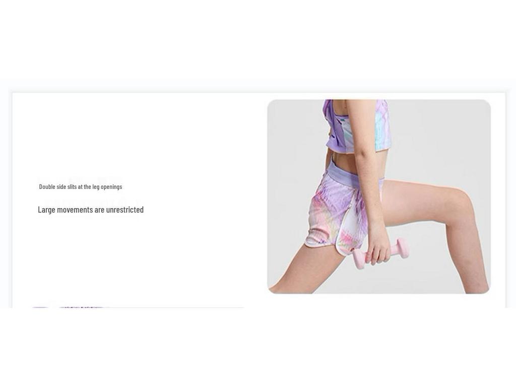 Girls' Quick-Dry Outdoor Fitness Set - Short Sleeve & Pants for Yoga, Badminton, Cycling, and Sports Competition.