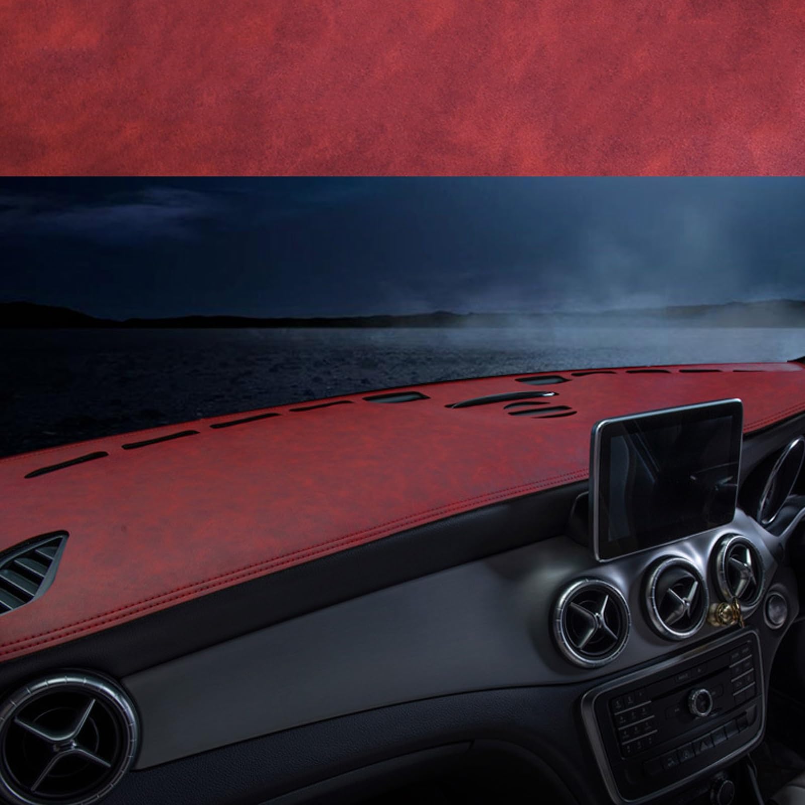 

Новый кожаный коврик для приборной панели Toyota Prius 30 Series, коврик для приборной панели PRIUS ZVW30 ZVW35 2009-2016, солнцезащитный дизайн для конкретной модели