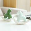 Simple and creative ceramic rocking horse ornament coffee table tea pet decoration study desk bedroom TV cabinet soft decoration