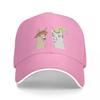 Llamas With HatsCaaaarl  Cap Baseball Cap items new in the hat Womens golf wear Unisexs Streetwear for Sun Protection
