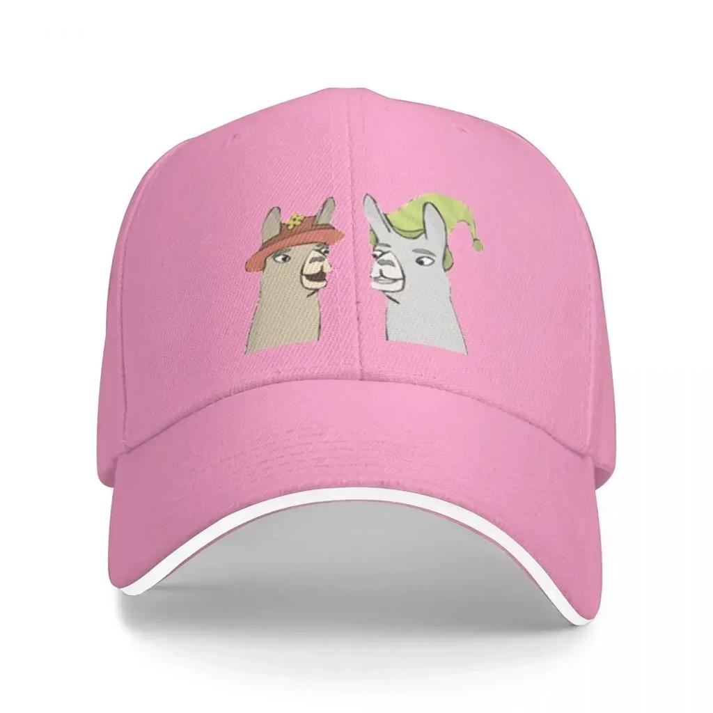 Llamas With HatsCaaaarl Cap Baseball Cap items new in the hat Womens golf wear Unisexs Streetwear for Sun Protection