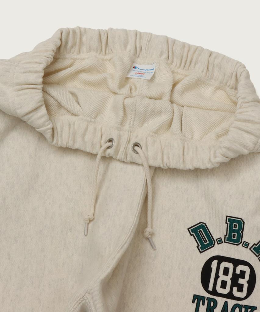 CHAMPION Reverse Weave Regular Fit Graphic Sweatpants Oatmeal