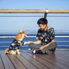 Pet clothes summer dog large dog Hawaiian beach casual shirt human dog parent-child clothing breathable fashion