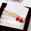 6PCS Set Cute Heart Buterfly Pendant Earrings for Women Girls Unique Aesthetic Charm Daily Wear Anti-allergy Jewelry Accessories