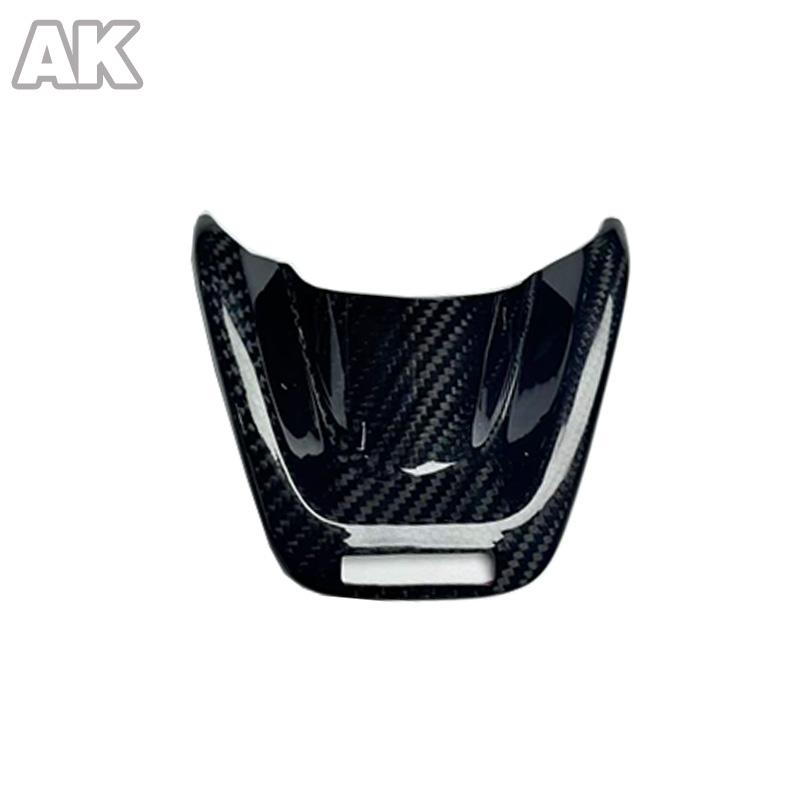 For Kia Stinger 2018-2023 Real Carbon Fiber Car Steering Wheel Three-piece Set Interior Modification Accessories Style A