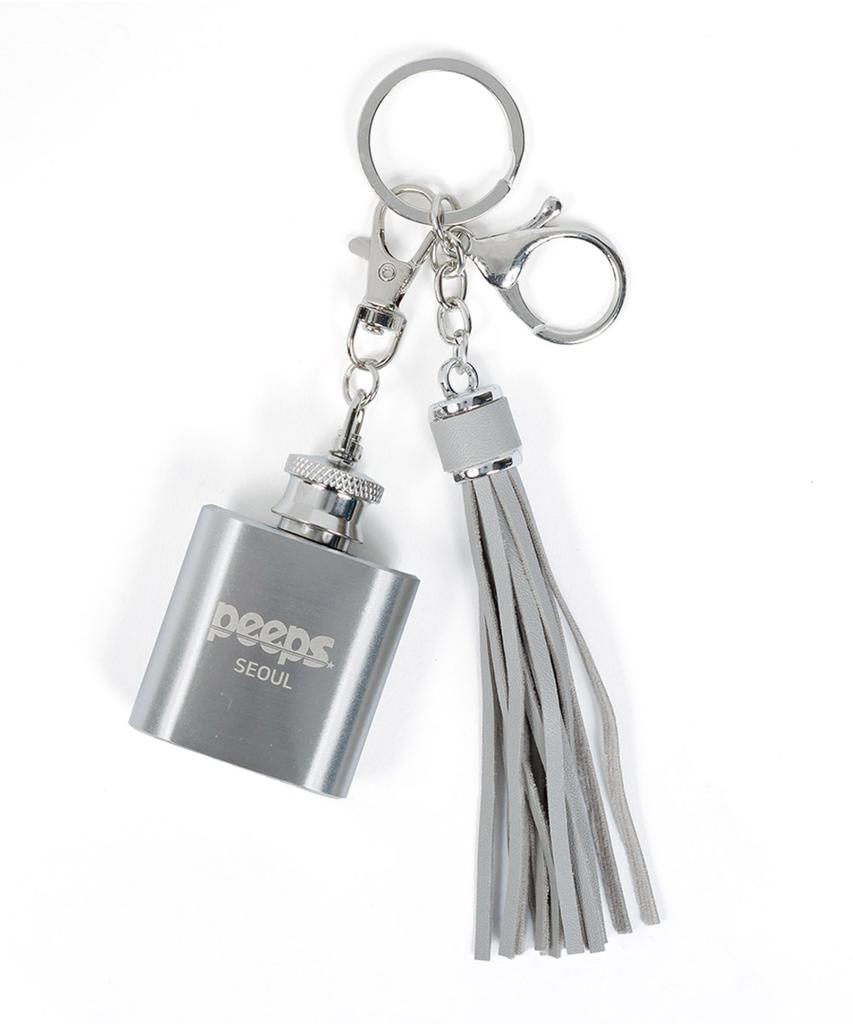 PEEPS Pocket Flask Keryring(Square) (D Type)