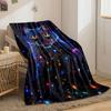 Cosmic Cat Galaxy Blanket Bedroom Blanket for Livingroom Couch Lunch Break Soft Throw for Friend's Festival Gift