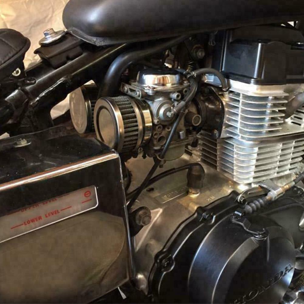 28mm-60mm Universal Motorcycle Air Filter ATV Dirt Bike Sports Intake For Honda Kawasaki 50mm Moto Air Filter