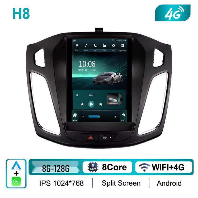 Ford Focus MK3 3rd Gen Android Car Navigation System with HD GPS, Reverse Camera & CarPlay Integration