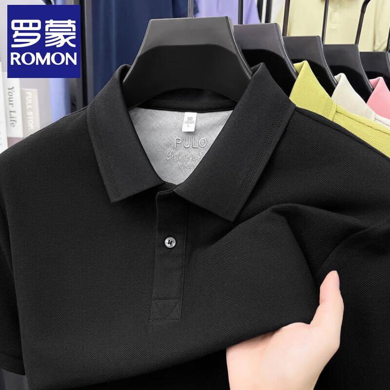 Luomeng Men s 100% Cotton Short Sleeve Polo Shirt 4XL