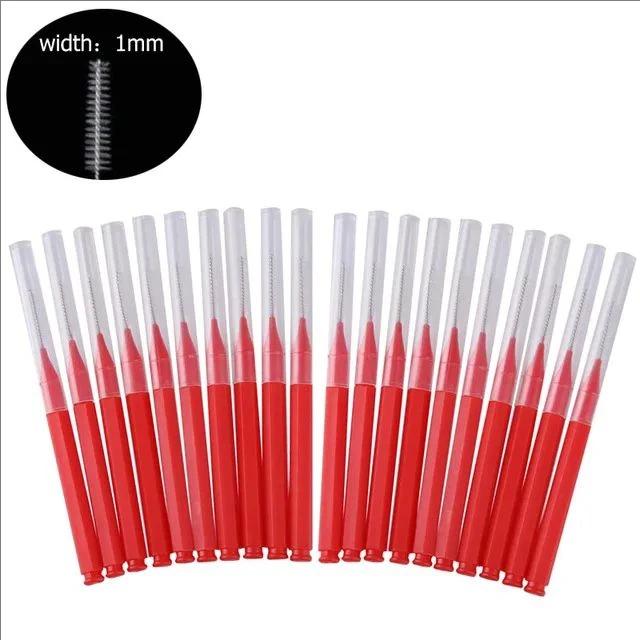 20Pcs Mini Eyebrow Brush Brow Perm Brush Disposable Brow Lifting Brushes Bendable Micro Eyelash Brush Applicators Makeup Tool