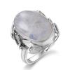 Vintage Natural Stone Ring for Women Men Labradorite Tiger Eye CopperPlating Retro Unisex Statement Jewelry Anniversary Gifts