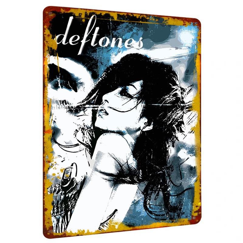 

Deftones Band Art Print Custom Metal Wall Decor Music Poster for Home Bar Decoration 20x30cm（7.8x11.8inch）