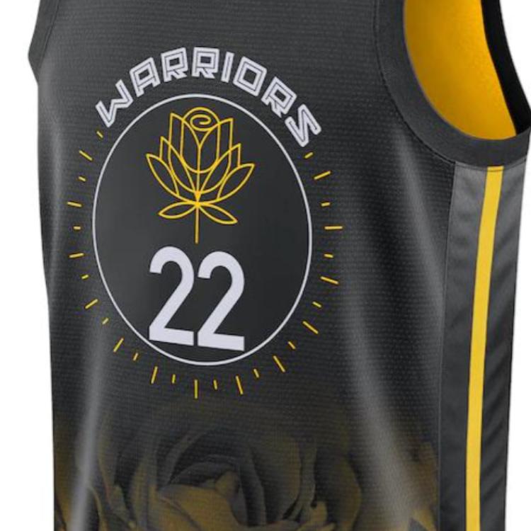 Nike Warriors City Edition Performance Jersey, Andrew Wiggins #22, 2022-2023 Unisex Jersey Black Gold DO9593-013