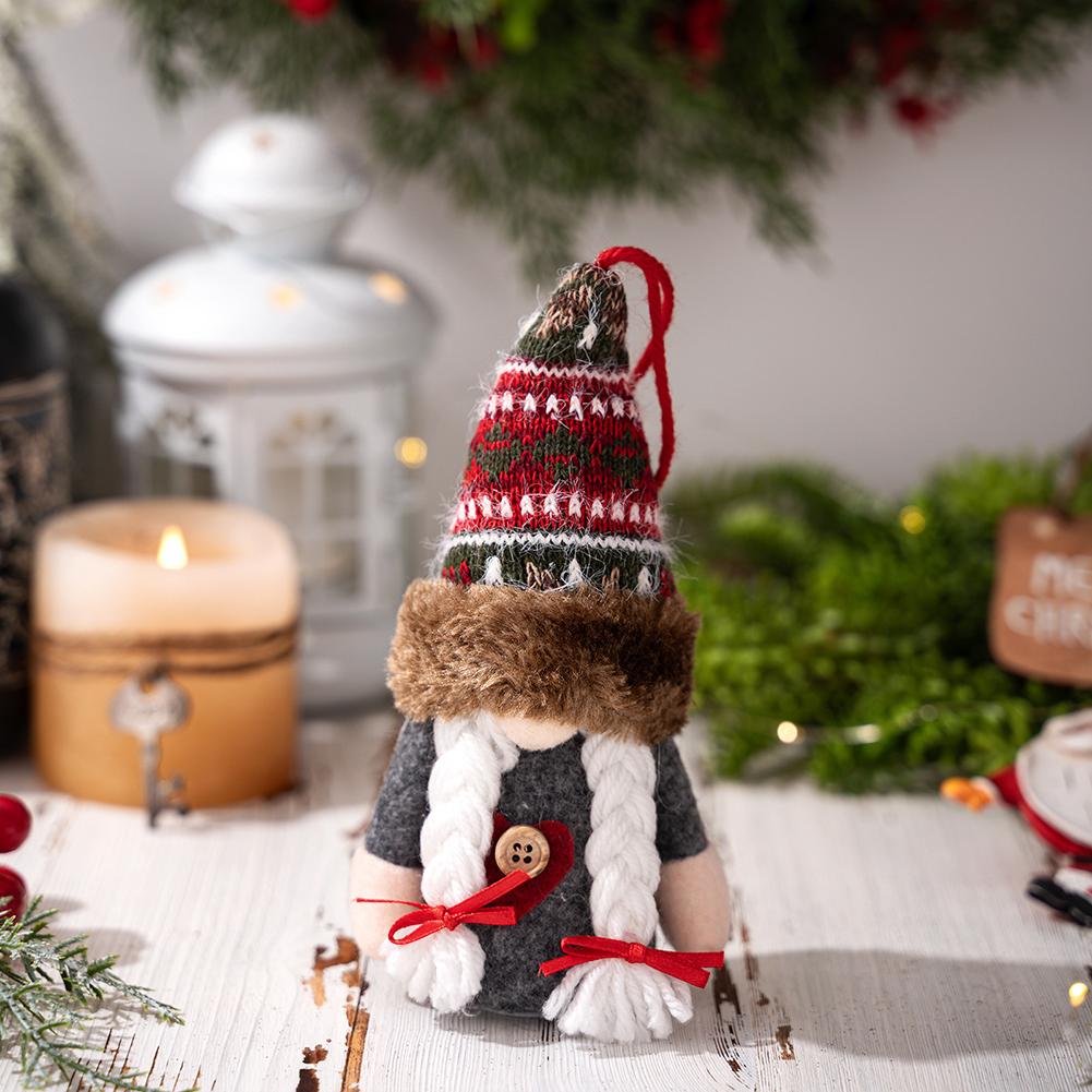 

Glowing Gnome Christmas Decorations Faceless Dolls Christmas Decoration Mantelpiece Gift Gnome Ornament 2