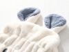 Turban towel cap FOR drying hair microfiber TEDDY BEAR universal (blue)