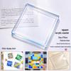 Bambus-Untersetzer & Tischset DIY-Kit für Kinder - Quadratische & Runde Mosaikbasis