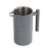 Double-Layer Insulated French Press Coffee Pot - Stainless Steel European Teapot with Filter