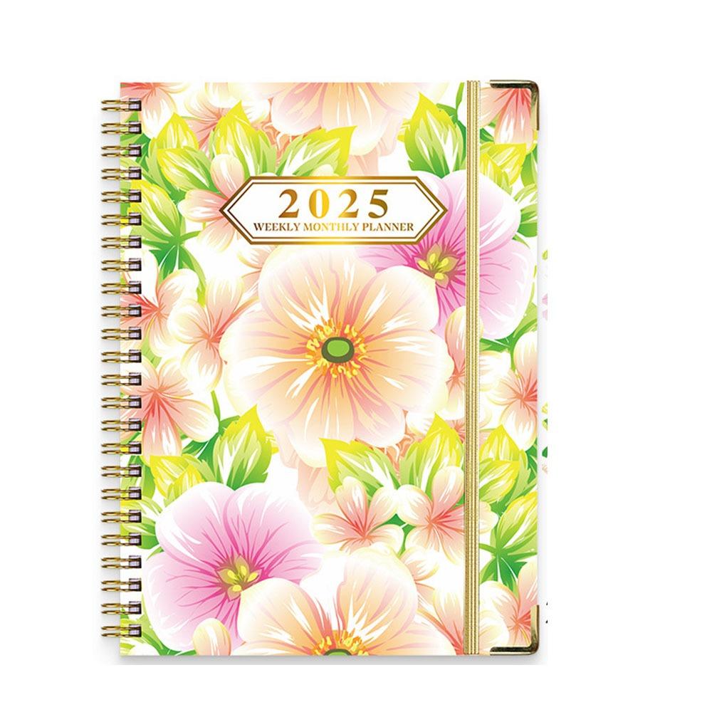 Thicken 2025 Agenda Planner Notebook Time Organizer Diary Notebook A5  Schedules Notepad  Study