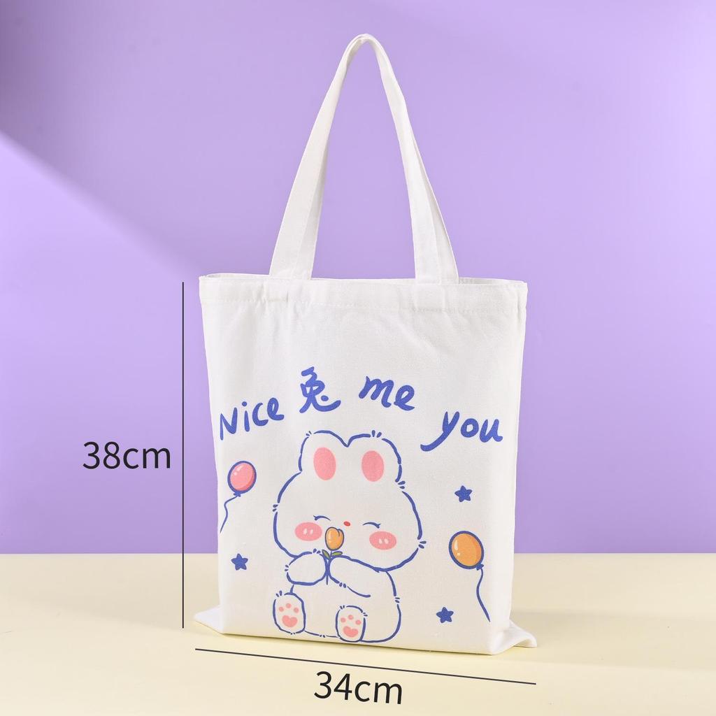 Customized Logo Canvas Shopping Bag - Durable, Eco-friendly, and Ideal for Promotions