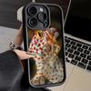 Phone Case for iPhone 17 Air 16E 15 16 Pro Max Lizards Geckos Cute Pet Cover 14 Plus 13 12 Mini Soft Shell Silicone Fundas