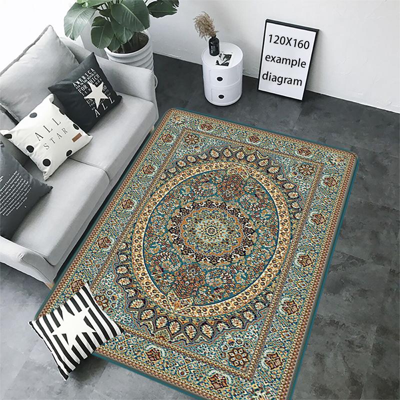 Hallway Door Mats Interior Foot Rug Persian Style Welcome Floor Mat for Entryway Rectangle Carpet Kitchen Rugs Fluffy Home Decor