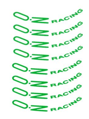 8PCS Reflective Car Wheel Rim Sticker For OZ RACING Volkswagen 4UGEX BMW Porsche Ford