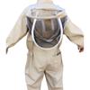 Professional Ventilated Full Body Beekeeping Bee Keeping Suit W/ Leather Gloves