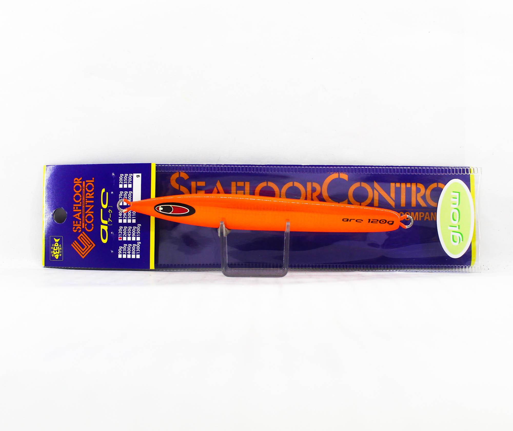 

Контроль дна Металлическая джиг-приманка Arc 120 грамм Chart Orange Zebra Glow GR (9641)
