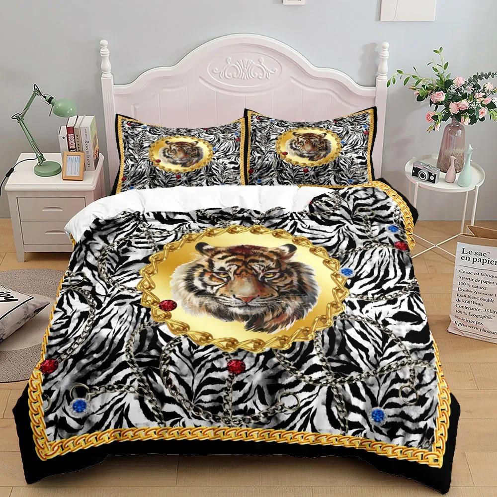 Baroque Pattern Bohemian Bedding Collection For Kids And Adults Duvet Cover Pillowcase Twin Queen Size Bed Home Textile