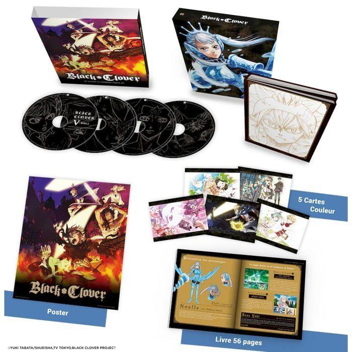Blu-ray manga - Black Clover - Saison 3 - Edition Collector - Livre 56 pages - 5 cartes couleur - Poster