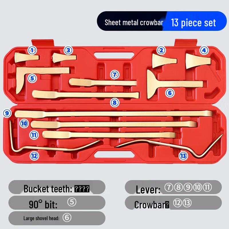 

Automotive Sheet Metal Pry Bar Tool Kit