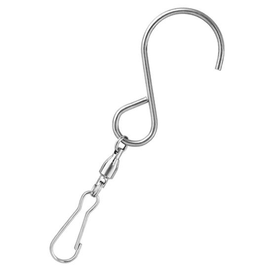 37484 Pcs S-shaped Hanging Swivel Hooks with Clip Great Load Bearing Heavy Duty Dreamcatcher Wind Spinner