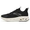 New Slip Resistant, Abrasion Resistant, Lightweight Low Top Running Shoes Women's Black White 122315575-7
