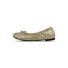 Mary Janes mit flachem Boden aus Schaffell, blau, runde Spitze, flacher Ausschnitt, einriemige Ballerinas, weich und bequem, kleine duftende Einzelschuhe