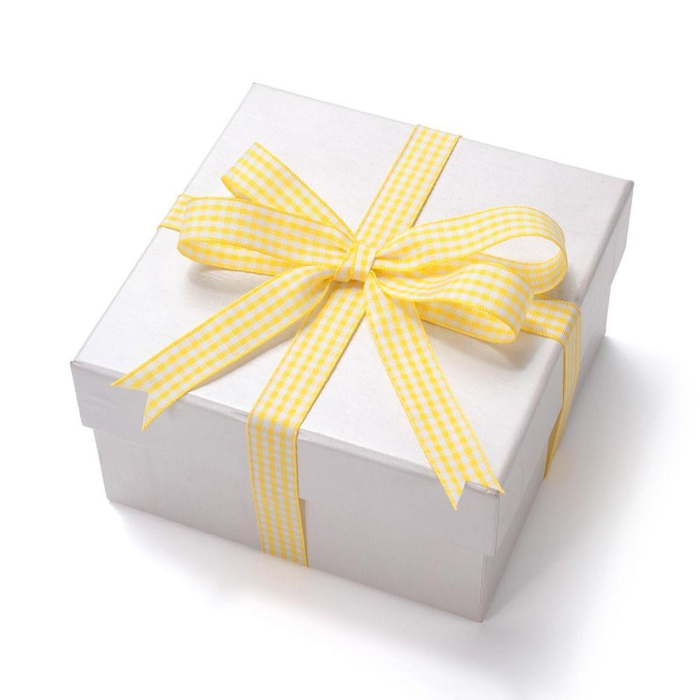 Gift Wrapping Bouquets Roll of Satin Ribbon 2CM Gingham Ribbons  Party Decoration