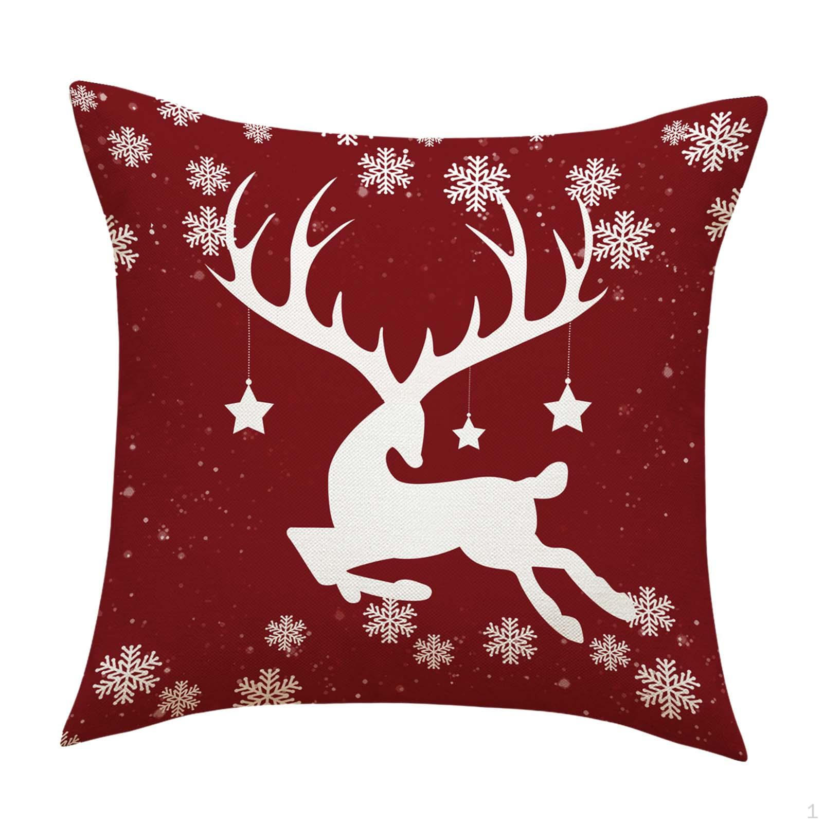 Рождественская наволочка для подушки зимнее украшение Elk 749₽