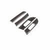 For BMW 3 4 Series GT 13- Real Carbon Fiber Console L&R Air Outlet Vent Trim
