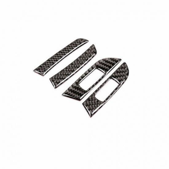 For BMW 3 4 Series GT 13- Real Carbon Fiber Console L&R Air Outlet Vent Trim