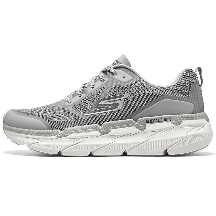 Skechers Серия Max Cushioning Амортизирующие Беговые Кроссовки Мужские Кроссовки Светло-Серые 54450-LTGY 43.5
