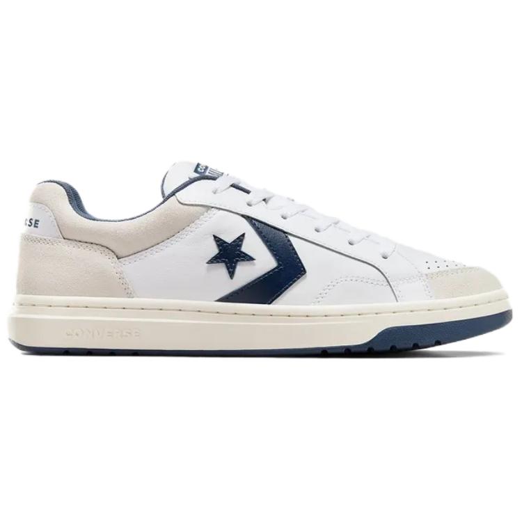 New Converse Pro Blaze Classic Wear resistant And Lightweight Low Top Vintage Basketball Shoes Unisex White A10124C