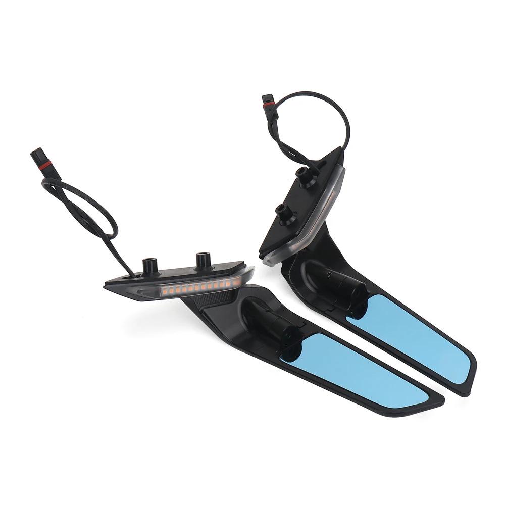 BMW S1000RR 2019-2024 LED Turn Signal Winglet Rearview Mirror