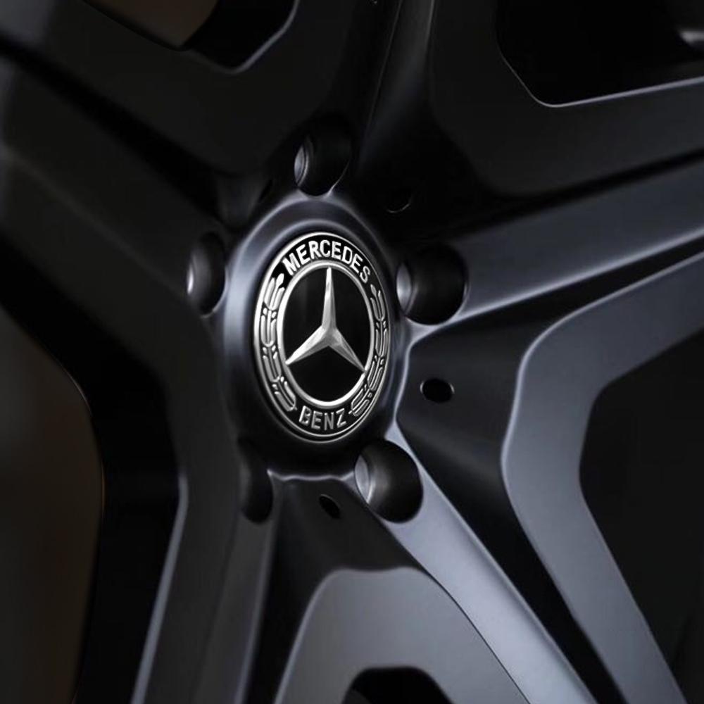 4PCS 75MM 3D Styling Car Wheel Center Covers Hub Caps for Mercedes-Benz Maybach E-Class C-Class S-Class S450 S560 S600 S680 GLS VC1