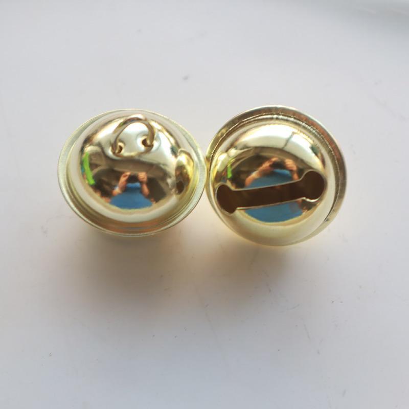 

22mm Electroplated Antique Bronze Round Bell Pendant - Gift Box for Jewelry, Pet Collars, and Christmas Ornaments