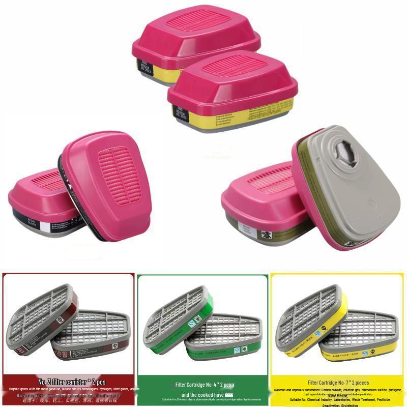 Cartuchos de Filtro para Máscara de Gas Orgánico 60923, 60921, 60926 - Carbón Activado