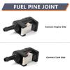 6Y1-24305-06, 6G1-24304-10 (6mm) Fuel Line Connector Fits for Yamaha Boat Fuel Tank Hoses/Pipes