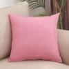 Elegant Solid Color Square Lumbar Support Cushion for Car or Office - Thickened Throw Pillow for Sofa and Living Room (50 Cm Backrest)