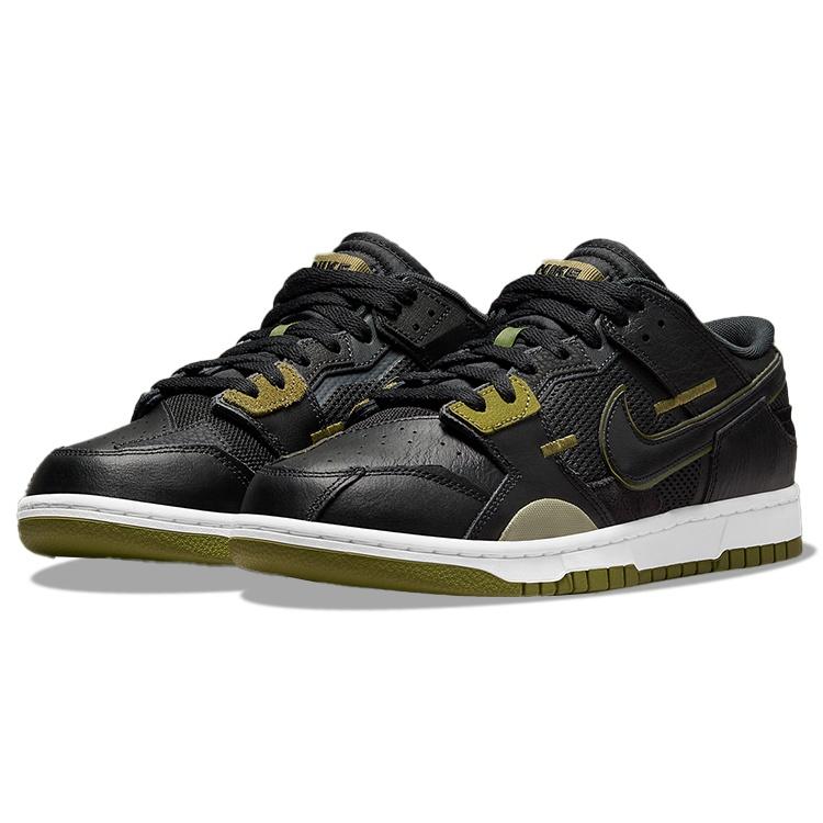 Nike Dunk Low Scrap 'Black Green' Men's DM0128-001
