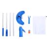 Pool Vacuum Jet Cleaner Labor Saving Portable Underwater Cleaner with 4 Section Pole for Swimming Pool Hot Tub Fountain