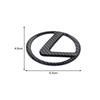 ABS Auto Lenkrad Mittel Emblem Aufkleber Zubehör Für Lexus NX IS 250 RX GS UX RX300 RX350 CT200H GX460 ES LX Fsport GX